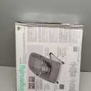 Ingenuity Stow & Go Compact Folding Baby Bouncer, Lightweight Portable Seat with Vibration, Grey, Under 5 lbs