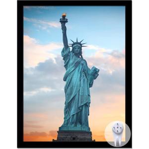 OMAIGAR 17x22 Picture Frame for Poster Photo Canvas Certificate Black High Transparent Photo Frame Wall Desktop Horizontal Vertical