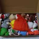 36 Pcs Christmas Birthday Gifts Birthday Plush Bulk 12 Mini Stuffed Animals with 12 Cards and 12 Bags for Students Plush Animal Toys for Christmas Classroom Gifts Xmas Party Bag Fillers