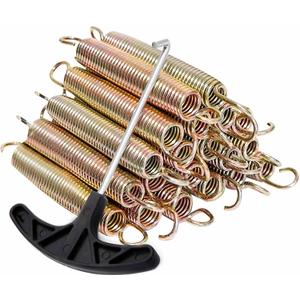 20pcs Trampoline Springs 6.5 Inch Heavy Duty Galvanized Steel High Tensile Replacement Kit with T-Hook,Trampoline Accessories