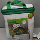 Jay Franco Nickelodeon Teenage Mutant Ninja Turtles Green Bricks 4 Piece Toddler Bed Set - Includes Reversible Comforter & Sheet Set Bedding - Super Soft Fade Resistant Microfiber