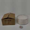 3-Light Ceiling Light Fixture, 13" Drum Flush Mount Ceiling Light, Modern Close to Ceiling Lights with Fabric Linen Shade for Hallway Bedroom Kitchen Dining Living Room