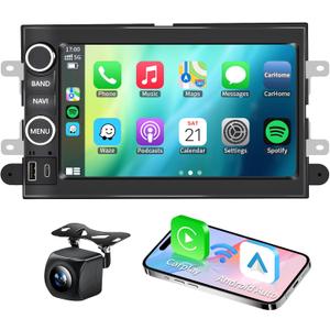 Android 14 Car Radio Stereo for Ford F150/F250/F350 Expedition 2004-2014,Mercury Milan 2006-2009,Lincoln Mark LT/MKX with Apple Carplay Android Auto Touchscreen Bluetooth/GPS/WiFi/Backup Camera/SWC