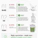Professional Commercial Vacuum Blender, Freshness Locked In by Vacuum Technology, 2026 Upgraded 45000RPM, 3000W/4HP Max Power, 56oz Eastman Tritan Cup, Milkshake, Smoothie, Nut Milk, Hot Soup