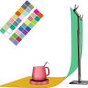 36 Colors Photography Backdrops for Product and Food 18PCS 34x17inch Small Background for Tabletop Photography (36 Colors White Red Yellow)