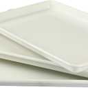 Martha Stewart Gallen 3-Piece Cookie Sheet Set 13", 15", 17" Baking Pans, Ceramic Nonstick, PFA-Free, Carbon Steel Oven Safe to 450F, Warp-Resistant, Easy to Clean - Linen White