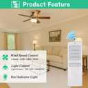 Ceiling Fan Remote Control for Harbor Breeze, Replacement for A25-TX001-R1/A25-TX005-R/A25-TX013/ZJF-RT01A, 3 Speeds & Light Dimmer, Remote with Wall Mount, 315MHz (Remote Only)