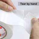 JIALAI HOME 5-Pack White Duct Tape, 2 inches x 30 Yards, 8.27 mil Thickness, Heavy Duty, Strong, Flexible, No Residue, All-Weather and Tear by Hand - for Patch, Protect and Temporary Repairs