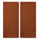 Jacquotha Waffle Hand Towels for Bathroom Kitchen Decor 2-Piece (Rust) – Cotton Quick Dry, Super Soft, Absorbent Kitchen Towels, 13x29”