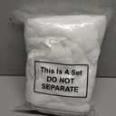 JOVITEC 6 Pieces 20 Inch Christmas Stockings Faux Fur Snowy Christmas Stockings Xmas Fireplace Hanging Stocking Candy Gift Bags for Holiday Decorations (Vivid,White)