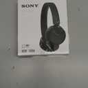 Sony WH-CH520 Wireless Headphones Bluetooth On-Ear Headset with Microphone and up to 50 Hours Battery Life with Quick Charging, Black