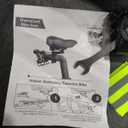 Oversized Comfort Bike Seat Most Comfortable Extra Wide Soft Foam Padded Exercise Bicycle Saddle for Men Women Senior, Universal Fit for Cruiser, Stationary, Spin Bikes & Outdoor Cycling