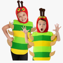 fun shack Caterpillar Costume Kids, Kids Caterpillar Costume, Boys Halloween Costumes, Halloween Costumes for Girls, Small
