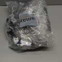 Lighted up Christmas Tree for Indoor Decoration 5FT Pre-lit Mini Balck Pop up Tree with 60 Lights, Black Tinsel with Silver Laser Skull Collapsible Tree Halloween Decorated Tree