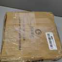 Woven Glass Soup Bowls Set of 2. Decoration Glass Mixing Bowl. 8 inch Large Salad Bowls. 44 oz. Suitable for Fruit, Dessert, Candy, Snack & More. (Clear)