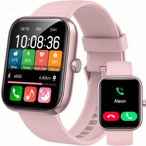 Smart Watch for Women Men with Bluetooth Call, Alexa Built-in Smartwatch, 1.83"DIY Dial Fitness Watch with Sleep Heart Rate Monitor, 110+ Sport Modes, IP68 Waterproof Watch Compatible with Android iOS
