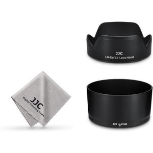 (1+1) Lens Hood for Canon R50 R100 Dual Lens Kit (RF-S 18-45mm F4.5-6.3 is STM and RF-S 55-210mm F5-7.1 is STM) Replaces ET-60B and EW-53 Lens Hood