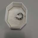 Swarovski Ortyx Ring Jewelry Collection, Rhodium Finish, Green Crystals, Clear Crystals (EU 52 / US 6)