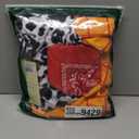 Cowboy Costume Men Yellow Plaid Shirt Vest with Neckerchief and Star Metal Badge Western Outfit Halloween Cosplay (Large)