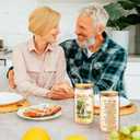 2 x Birthday Gifts for Wife, Glass Cups for Wife from Husband, 16 oz Glass Drinking Cup with Lids and Straws, Anniversary Retirement Sentimental Valentines Day Gift for Wifey (We Got This)