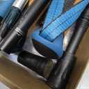 GPTCAMP Walking Sticks,Trekking Poles Collapsible Hiking Poles,Lightweight Folding Travel Walking Pole for Men Women,2pc Adjustable Hiking Stick with EVA Foam Grips for Backpacking (-Blue)