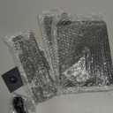 LED Shower Mirror Fogless for Shaving - Heated Fog Free, 3 Dimmable Lights, 360 Adjustable, Rechargeable, Drill Free - with Storage Tray, Razor & Shaving Brush Holders,Gifts for Men