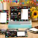 40 Pcs Kindergarten Graduation Picture Frames My First Graduation Paper Photo Frame Gifts Cardboard 2026 Pre-k Preschool Photo Display for Kids Children Congrats Grad Decor(Dark Color)
