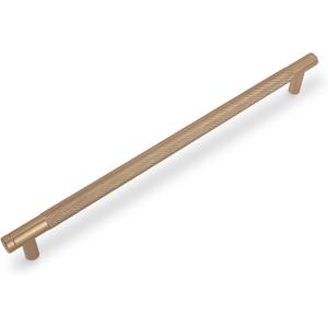 6 Pack 11-5/16 inch288mm Kitchen Cabinet Handles Champagne Copper Knurled Cabinet Pulls Gold Drawer Pulls Kitchen Hardware