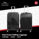 30" Black Disney Mickey Mouse Rolling Suitcase by Ful Luggage