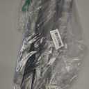 TOPIA HANGER Tie Rack Hanger for Closet, Wooden Tie Organizer for Men with 24 Folding Hooks, Space Saving Necktie Holder for Storage and Display Bra, Tank Top, Camisole (2-Pack), Black- CT14B-2