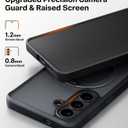 TORRAS Ostand Q3 Spin for Samsung Galaxy S26 Plus Case, 360 Magnetic Stand, Fit for MagSafe, 4X Military-Grade Shockproof, Built-in Kickstand, Slim Phone Case for Samsung Galaxy S26+ Plus Case, Black