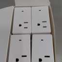 YNF Mini Smart Plug, Compatible with Alexa, Simple Setup with One Voice Command, Voice Control, Remote Control, Group Control, Timer & Schedule, Bluetooth Mesh, Alexa Echo Required 4 Pack min