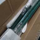 Metal Fence Post 3 Feet Green, Pack of 10, T Post for Wire Fence, No Dig Steel U Posts Fencing for Lawn Garden Wire Mesh Fences Poles Sign Outdoor