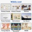 3 x Double Sided Tape Heavy Duty, Nano Double Sided Adhesive Tape, Multipurpose Clear Mounting Tape for Walls, Office Decor, Picture Hanging, and Posters, Hanging Adhesive Strips (9.85FT)