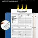 Sheet Protectors 8.5 x11 Inch, 100 Pack Page Protectors for 3 Ring Binder, Top Loading Plastic Sleeves with Reinforced 3-Hole Punch for Binders, Letter Size, for Documents and Photos, Office Supplies.
