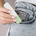 NOLITOY Compact Lint Roller with 3 Rolls Replaceable Sticky Paper - Portable Pet Hair Remover for Clothes, Furniture, and Travel Essentials Household Use