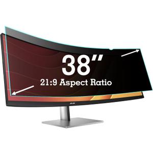 38 Inch Privacy Screen Filter for 21:9 Computer Curved Ultrawide Monitor - Privacy Shield,Anti-Glare and Anti-Blue light Protector