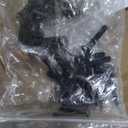 Meilocar Dining Table Set for 4, Wooden Kitchen Table with 2 Chairs and Bench, 4 Piece Dining Table Set with Storage Racks, Industrial Kitchen Table Set for Kitchen, Dining Room Black