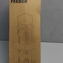 Kingsyard Squirrel Proof Bird Feeder with Removable Base, All Metal, Tube Bird Feeders for Outdoors Hanging, Easy to Clean & Refill, Antique Copper