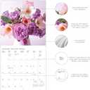Graphique 2024 Garden Bouquets Mini Wall Calendar | 7 x 7 | Thick Paper | Home & Office Organizer | Large Monthly Grid | 3 Languages & Marked Holidays | 4 Month Preview Page for 2025