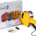 SWIFT Price Gun Kit with 5000 Labels and Spare Ink M8-22 Yellow