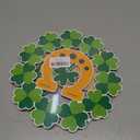 St Patricks Day Welcome Wood Hanging Sign Door Decorations, Shamrock Horseshoe St Patricks Day Wooden Sign Home Wall Decor, St. Patrick's Day Decorations for Home Office