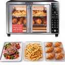 Gourmia Toaster Oven - 6-Slice Capacity, Digital Display, Stainless Steel