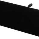 6 Pack Black Velvet Pad Tray Insert Jewelry Display, Padded Plush Velvet for Chains, Necklaces, Bracelets, Anklets, and Body Jewelry  Fits Standard Trays, 14 1/8" x 8 1/4"