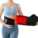 Comfytemp Cordless Red Light Therapy Belt for Body, Portable Rechargeable Near Infrared Light Therapy Wrap, Father's Day Gifts, 19W Wireless Large Light Band for Waist Lumbar Lower Back