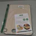 Titanium Cutting Board Double Sided for Kitchen,Knife Sharpener & Garlic Grater Wheat Straw + PP with Juice Groove Large Chopping Board1510In Kitchen Necessities for Home