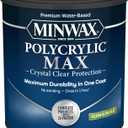 Minwax Polycrylic Max, Ultra Flat, Clear, 1 Quart
