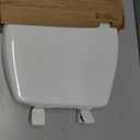 Bemis 7300SLEC Slow Close Toilet Seat, Easy Clean Hinges and Durable Plastic Seat, Made in USA, Elongated, White