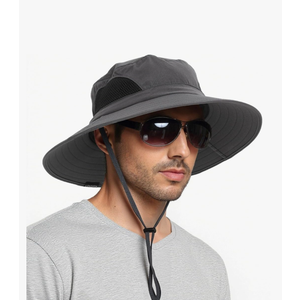 EINSKEY Wide Brim Sun Hat, UPF 50+ UV Protection Waterproof Packable Bucket Hat for Men & Women, Fishing Hiking Beach Garden
