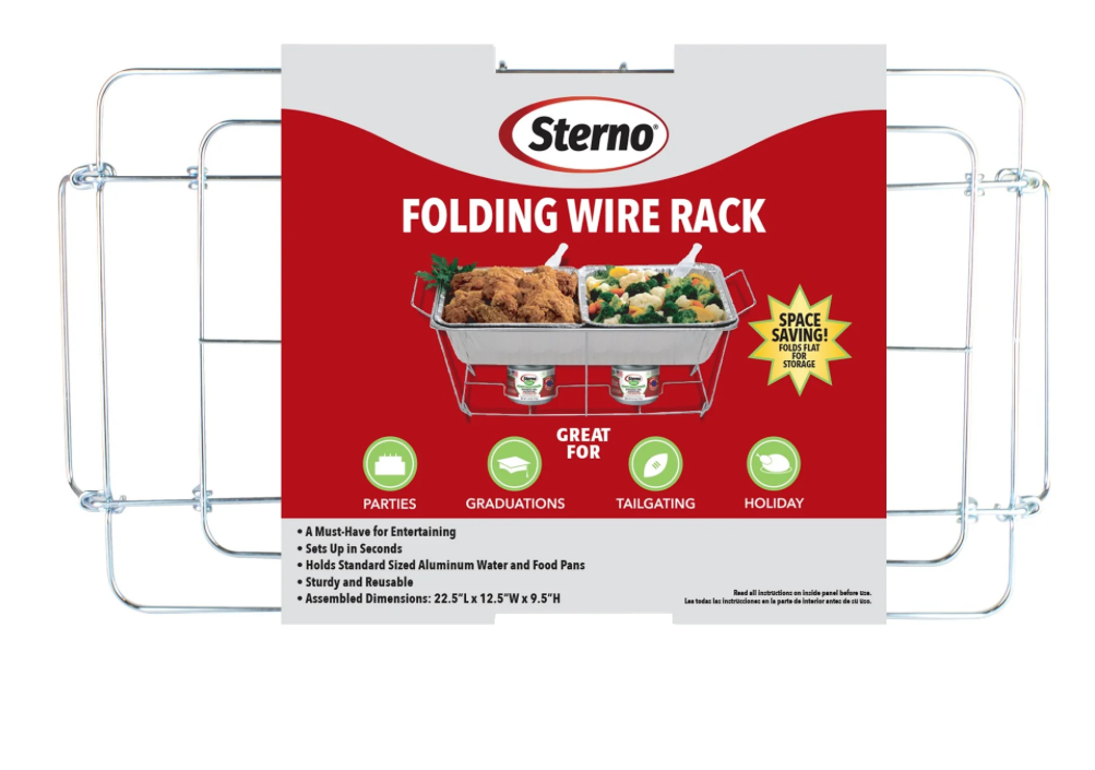 Sterno Chafing Dish Wire Rack, Silver